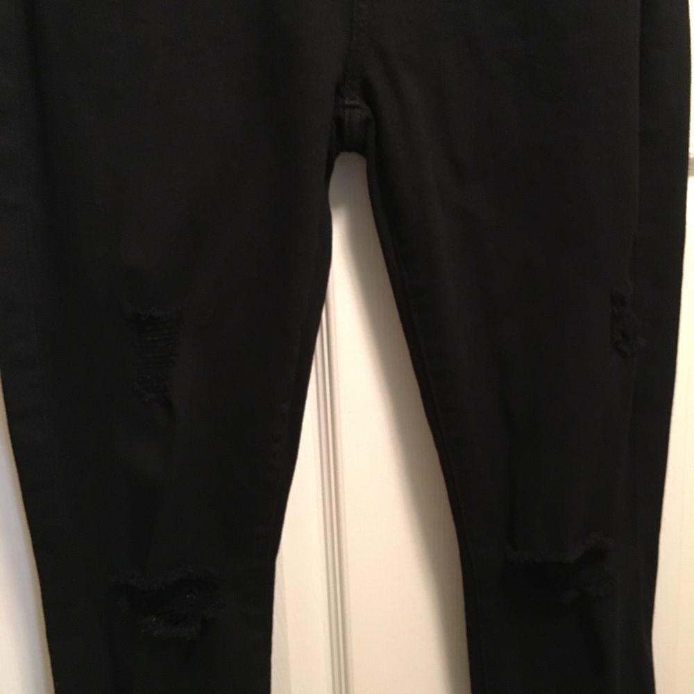 7 For All Mankind Distressed Ankle Jeans With Stretch - Picture 5 of 16